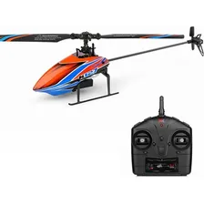 Mini Helicóptero Wltoys Eagle K127 6g 2.4ghz 4 Canais Gyro Cor azul com laranja Xk k1276 Foto  mini 1