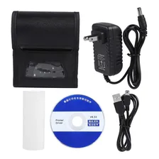 Mini Impressora Térmica Usb Portátil Impressora Bluetooth Compatível Com Windows/ios/android, Baixo Nível De Ruído E Alta Velocidade Impressora Sem Fio De Recibos Foto  mini 1