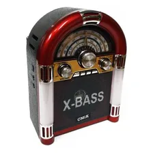 Mini Jukebox Retro Bluetooth Mdf Vintage Am Fm Usb Sd Foto mini 1