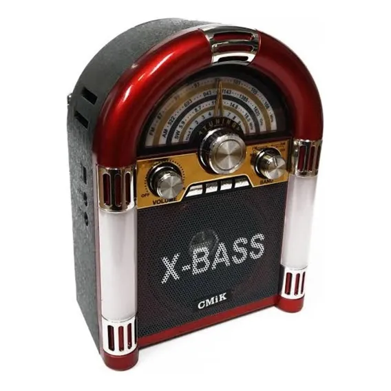 Mini Jukebox Retro Bluetooth Mdf Vintage Am Fm Usb Sd Foto 1