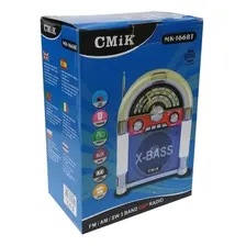Mini Jukebox Retro Bluetooth Mdf Vintage Am Fm Usb Sd Foto mini 3