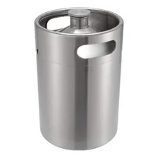 Mini Keg 5l Inox Growler Inox Barril Chopp Cerveja Foto mini 1
