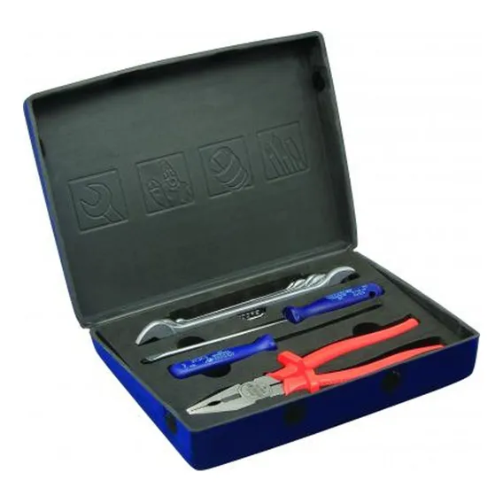 Mini Kit Ferramentas Quatro Rodas 9 Peças Gedore - 086.022 Foto 1