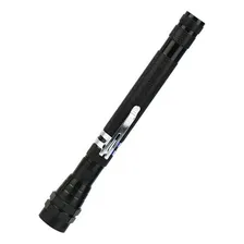 Mini Lanterna 3 Leds Antena FlexÃvel Alongadora Com Imã Lanterna Preto Luz Branca Foto mini 1