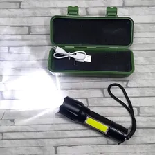 Mini Lanterna Recarregável Led Tática Usb Ideia Id-9595l Foto mini 4