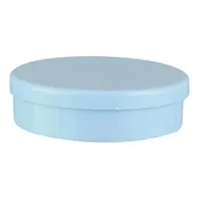 Mini Latinha Para Lembrancinha Azul Bebe C/ 20 Unidades Cor Azul-celeste Foto  mini 1