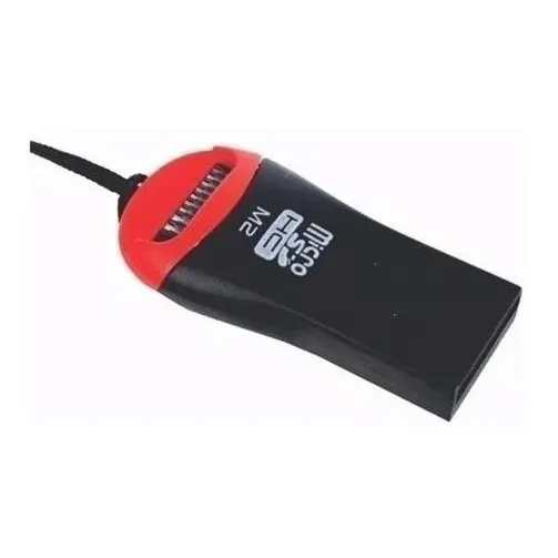 Mini Leitor De Cartão Micro Sd / M2 Adaptador Usb Pendrive Foto 1