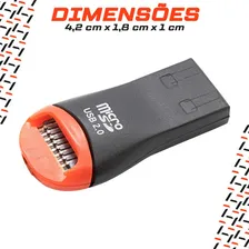 Mini Leitor De Cartão Micro Sd / M2 Adaptador Usb Pendrive Foto mini 4