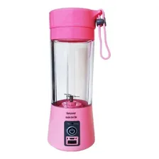 Mini Liquidificador Portátil Shake Juice Cup Rosa Foto mini 1