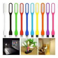 Mini Luminária Led Abajur Notebook Usb Flexível - 100 Unid Foto mini  2