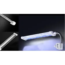 Mini Luminária Led Branca E Azul De Aquario Dee5led 17cm 8w 127V Foto  mini 1