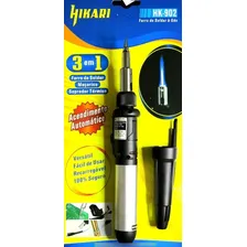Mini Maçarico Caneta Gas Hikari Hk-902 Foto mini 4