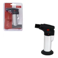 Mini Maçarico Portátil Gás Acendimento Automático Regulagem Foto mini 1
