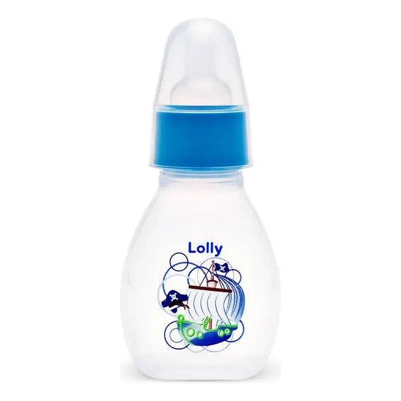 Mini Mamadeira Lolly Azul 50ml Foto 1