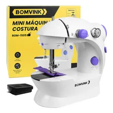 Mini Maquina Costura Portatil Eletrica Para Tecidos Roupas Foto mini 1