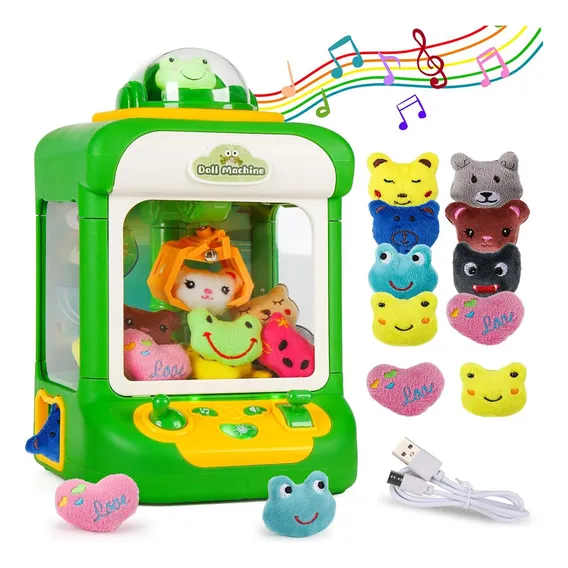 Mini Máquina De Ursinhos De Pelúcia Portátil Verde Zoop Toys Foto 1