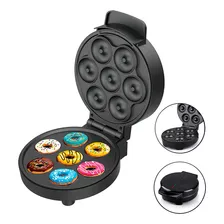 Mini Máquina Fazer Donuts Rosquinhas Confeitaria 7 Furos Foto mini 1