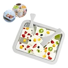 Mini Máquina Sorvete Em Aço Inox Sobremesas Práticas Em Casa Foto mini 1