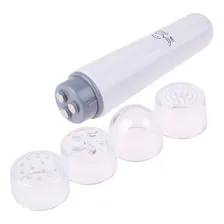 Mini massageador vibratório, massageador traseiro sem fio, branco Foto mini  2