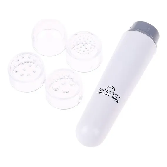 Mini massageador vibratório, massageador traseiro sem fio, branco Foto 1