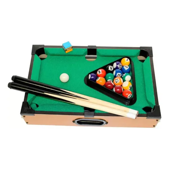 Mini Mesa De Bilhar Sinuca Snooker Foto 1