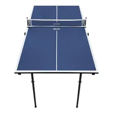 Mini Mesa De Tênnis De Mesa (ping Pong) Com Rede Klopf Cor Azul Foto  mini 1
