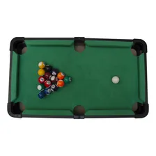 Mini Mesa Sinuca Snooker Infantil Portátil 2 Tacos 16 Bolas Foto mini 1