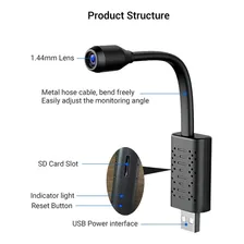 Mini Micro Camera Ip Espiã Wifi Full Hd Super Secreta Foto mini 3