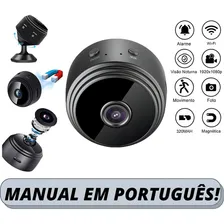 Mini Micro Camera Ip Espiã Wifi Full Hd Segurança A9 Foto mini  2