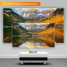 Mini Micro Projetor Home Cinema Home Conference Room Cor: Amarelo, Branco Foto mini  3