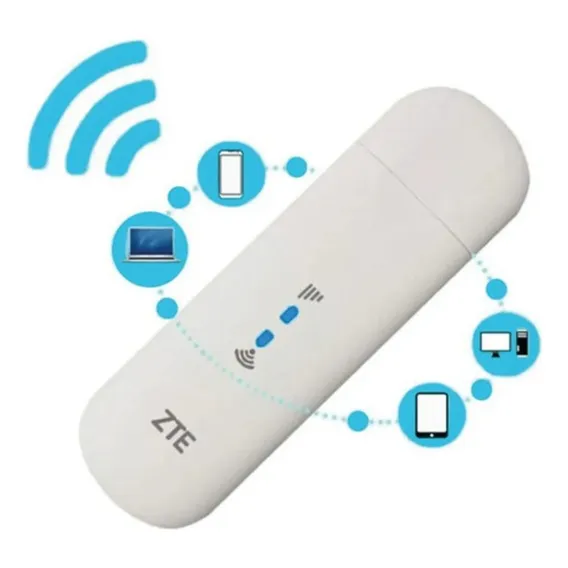 Mini Modem Zte Usb 4g Wifi 10 Usuários Desbloqueado - Mf79u Foto 1