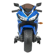 Mini Moto Elétrica Infantil 12v Importway Esportiva Azul Foto mini 2