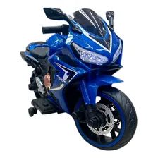Mini Moto Elétrica Infantil 12v Importway Esportiva Azul Foto mini 3