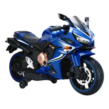 Mini Moto Elétrica Infantil 12v Importway Esportiva Azul Foto mini 4