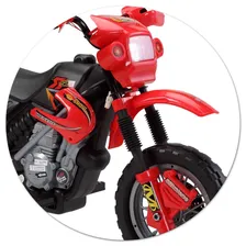 Mini Moto Elétrica Infantil Motocross Vermelha 6v - Belfix Cor Vermelho Foto mini 1