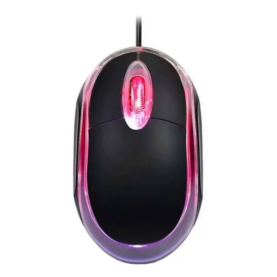 Mini Mouse Óptico Com Fio Usb 1000dpi Led Foto 1
