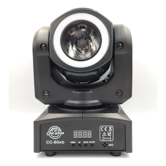 Mini Moving Beam Led 60w 2in1 Beam E Effect Color Beam Led 6 110v/220v (bivolt) Foto 1
