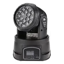 Mini Moving Head Wash 18 Quadrileds Rgb Iluminação Dj Festa Foto mini 1