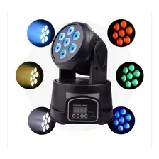Mini Moving Head Wash 7 Led 10w Quadriled Rgbw Dmx Festa Dj Foto mini  2