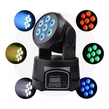 Mini Moving Head Wash 7 Led 10w Quadriled Rgbw Dmx St-710 Foto mini 2