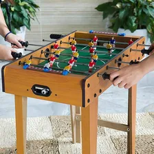 Mini Pebolim Totó Futebol De Mesa Pé Alto Com Placar E Bolas Foto mini  2