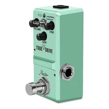 Mini Pedal Rowin Tube Drive Overdrive Guitarra Efeito Pedal Cor Verde Foto mini 2