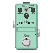 Mini Pedal Rowin Tube Drive Overdrive Guitarra Efeito Pedal Cor Verde Foto mini 4