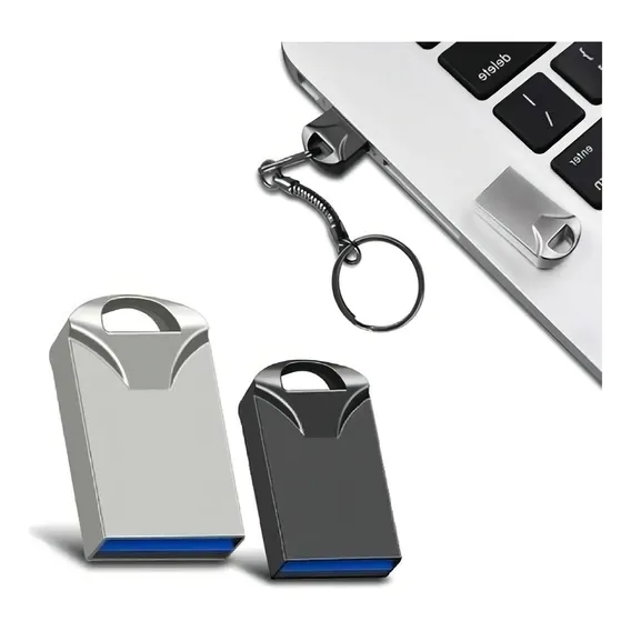 Mini pen drive 16gb metal chaveiro Ltomex Foto 1