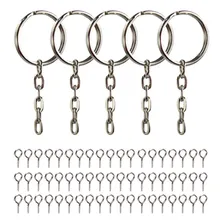 Mini Pitão Rosqueável 09x4mm Argolas Chaveiro Biscuit 1000pç Foto  mini 1