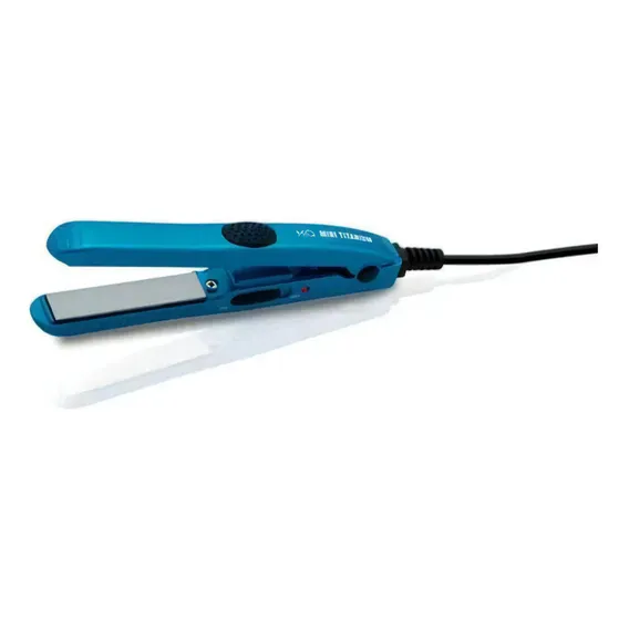 Mini Prancha Titanium Azul Bivolt Mq Hair Foto 1