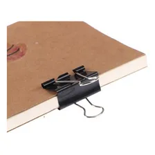 Mini Prendedor Papel Clips Binder Presilha Papel 15mm 60 Un Foto mini  2