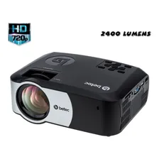 Mini Projetor Portatil Led - Hd - Betec Bt728 - 2200 Lumens Cor Preto Foto mini  2
