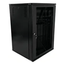 Mini Rack De Parede 16u X 470mm Preto Texturizado 9011 - Lan Foto mini 1