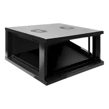 Mini Rack / Parede 19'' 4u X 570mm Soldada Cor Preto Foto mini  3